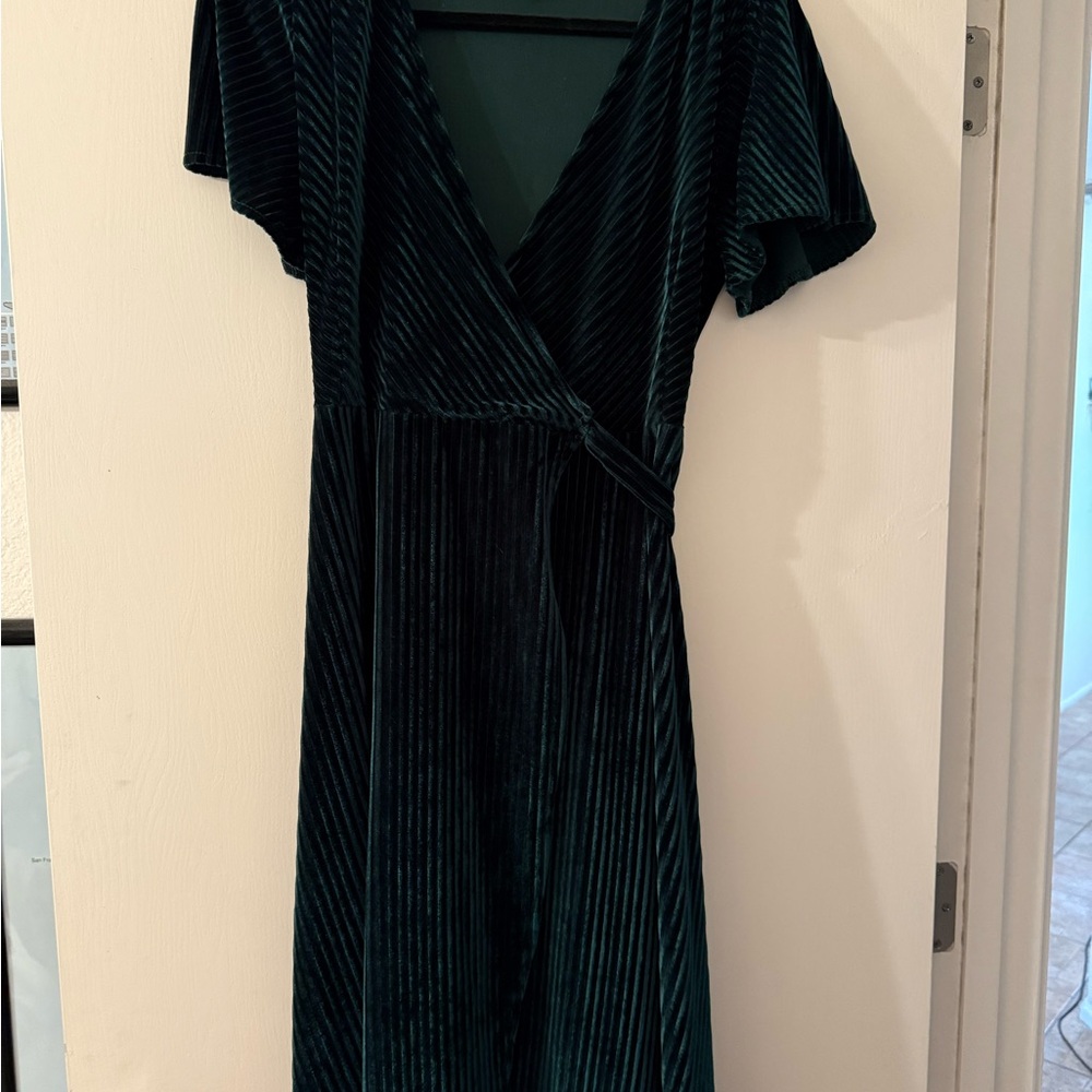 Baltic Born Velvet Maxi Wrap Dress